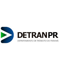 Logo Detran horizontal e letras pretas