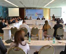 O 43º Encontro Nacional dos Órgãos Executivos de Trânsito dos Estados e do Distrito Federal, promovido pela Associação Nacional dos Departamentos de Trânsito (AND), reuniu diretores e representantes de todos os Detrans do Brasil. 