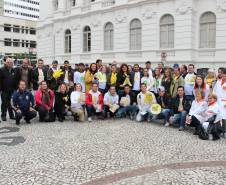 Detran participa de lançamento oficial do Maio Amarelo. Foto: Juliano Pedrozo