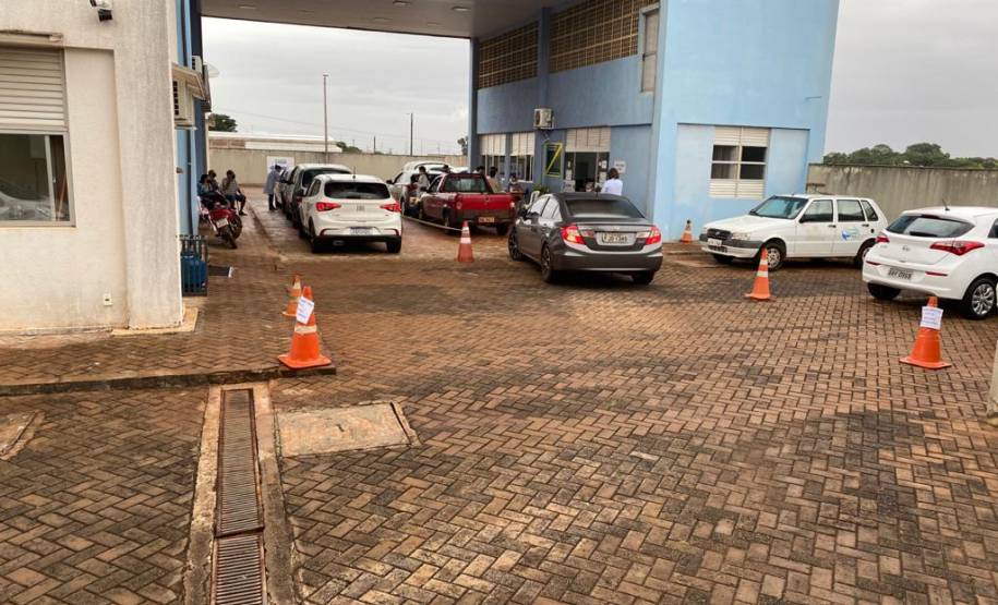 Detran disponibiliza área pra vacinação drive-thru da COVID-19 em Nova Aurora