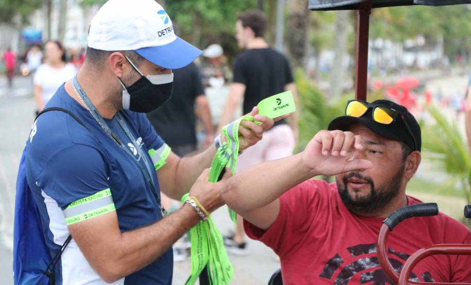 Detran e Batalhão de Polícia Rodoviária estimulam educação no trânsito no Litoral